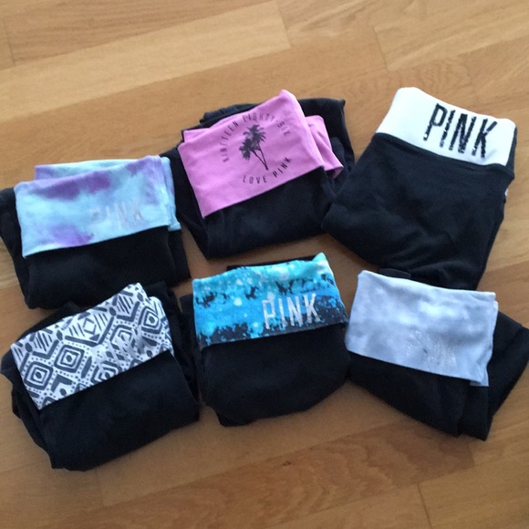 PINK Victoria's Secret Pants - 6 Pink Capri Leggings